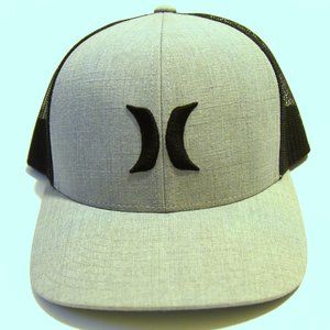 Hurley snapback Trucker hat gray/black